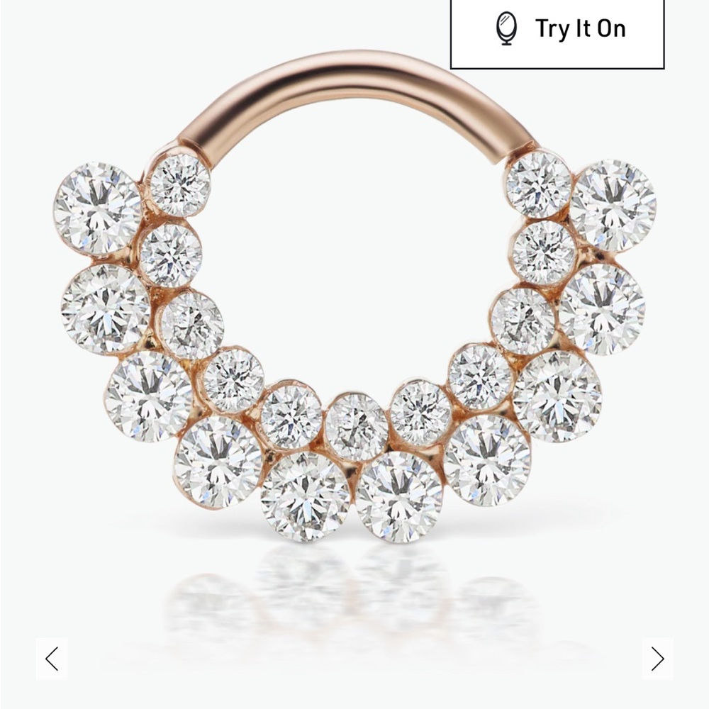 8mm Invisible Apsara Hoop from Maria Tash